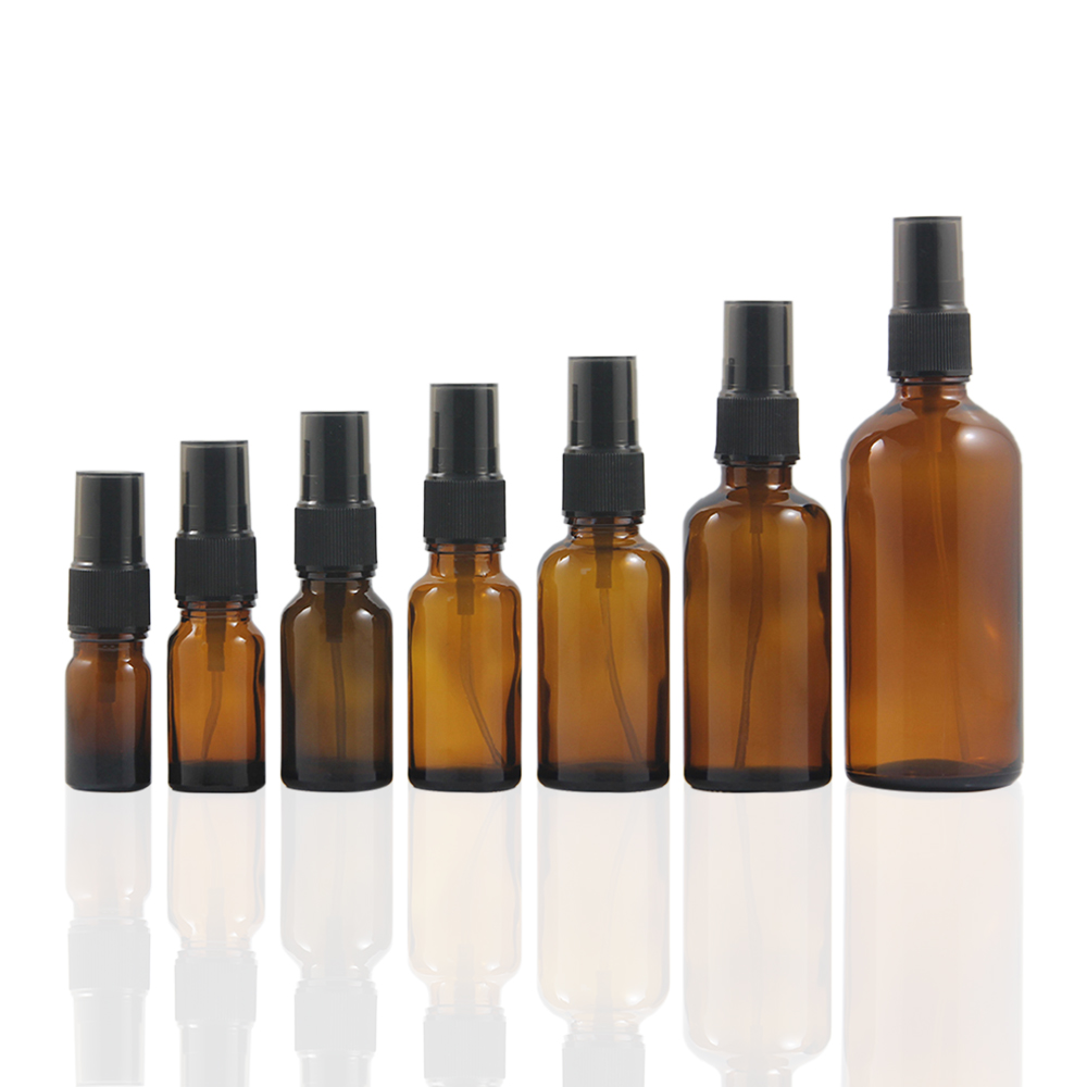 PGX20 Amber 5ml 10ml 15ml 20ml 30ml 50ml 100ml spray bottle pump pressure mister sprayer