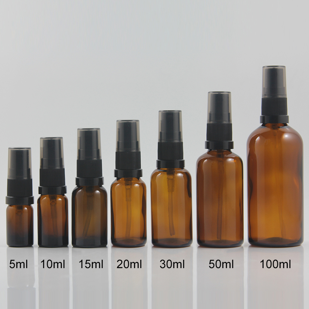 PGX20 Amber 5ml 10ml 15ml 20ml 30ml 50ml 100ml spray bottle pump pressure mister sprayer