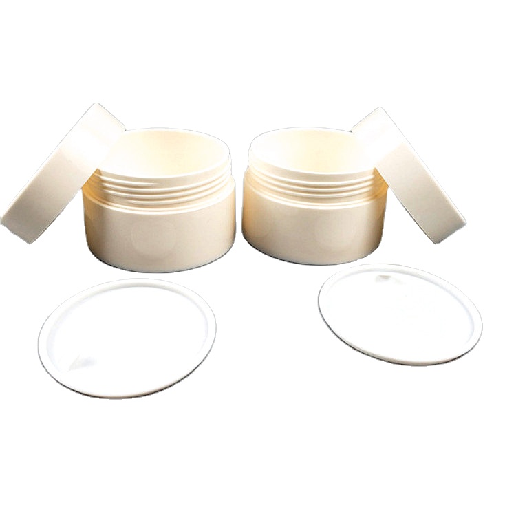 PP 3g 5g 10g 15g 30g 50g 80g Empty Plastic Matte White Cosmetic Cream Jar