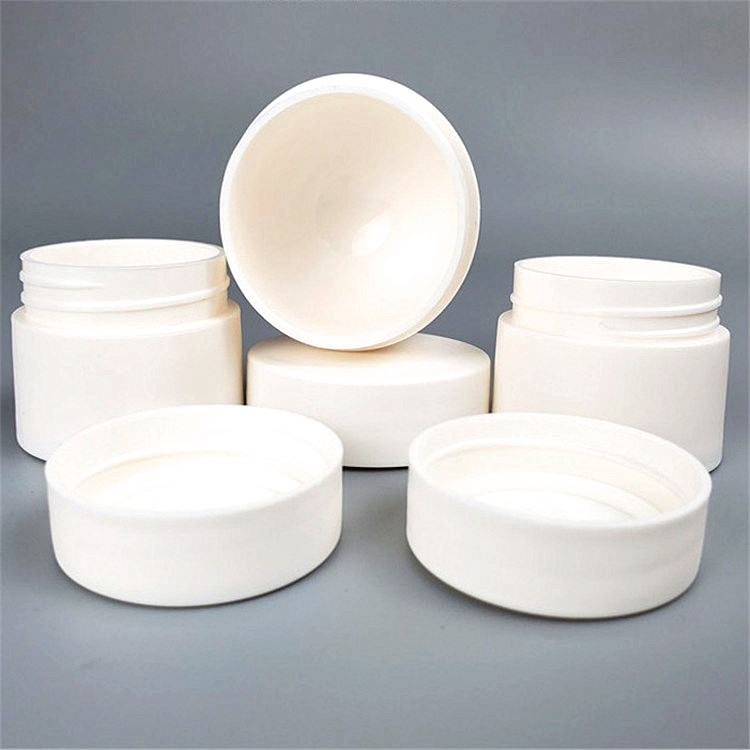 PP 3g 5g 10g 15g 30g 50g 80g Empty Plastic Matte White Cosmetic Cream Jar