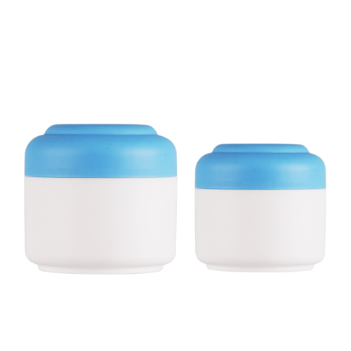 PP 50ml 100ml round double wall jar matte fining cream jar for baby
