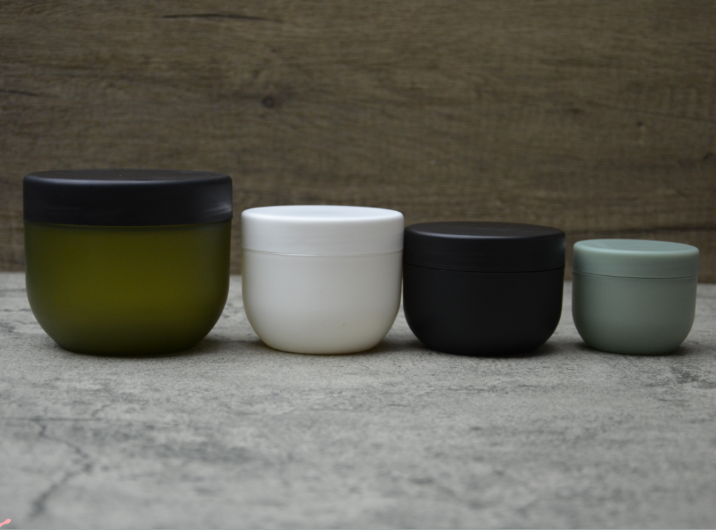 PP Bowl Shape Body Scrub Empty cosmetic container face cream Plastic jars