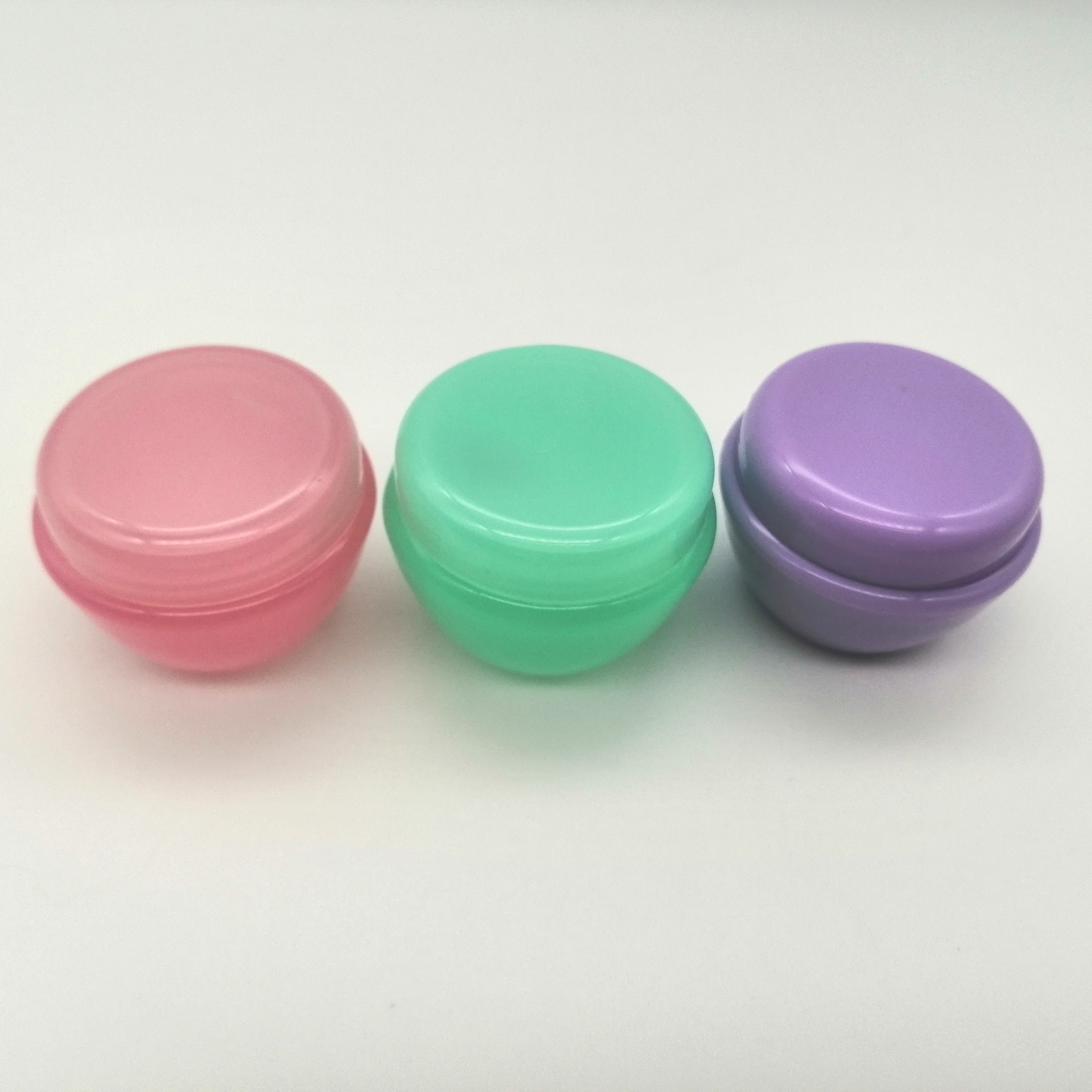 PP Jar Cosmetic Product Sample Jar Mini Jar Colorful Wholesale 5g 10g 20g 30g 50g Skin Care Cream Pet Plastic