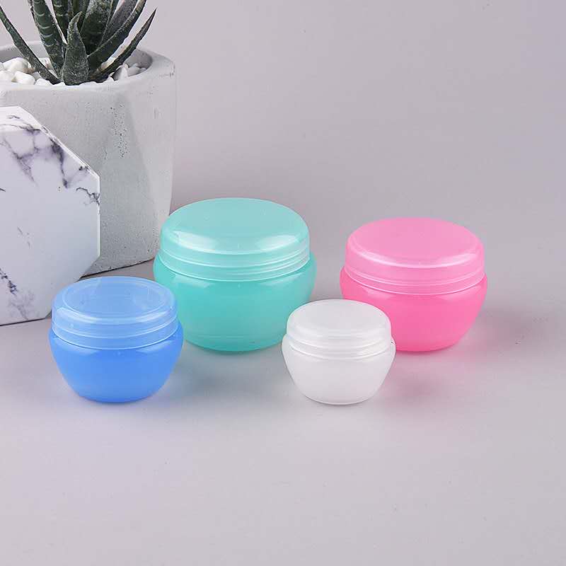 PP Jar Cosmetic Product Sample Jar Mini Jar Colorful Wholesale 5g 10g 20g 30g 50g Skin Care Cream Pet Plastic