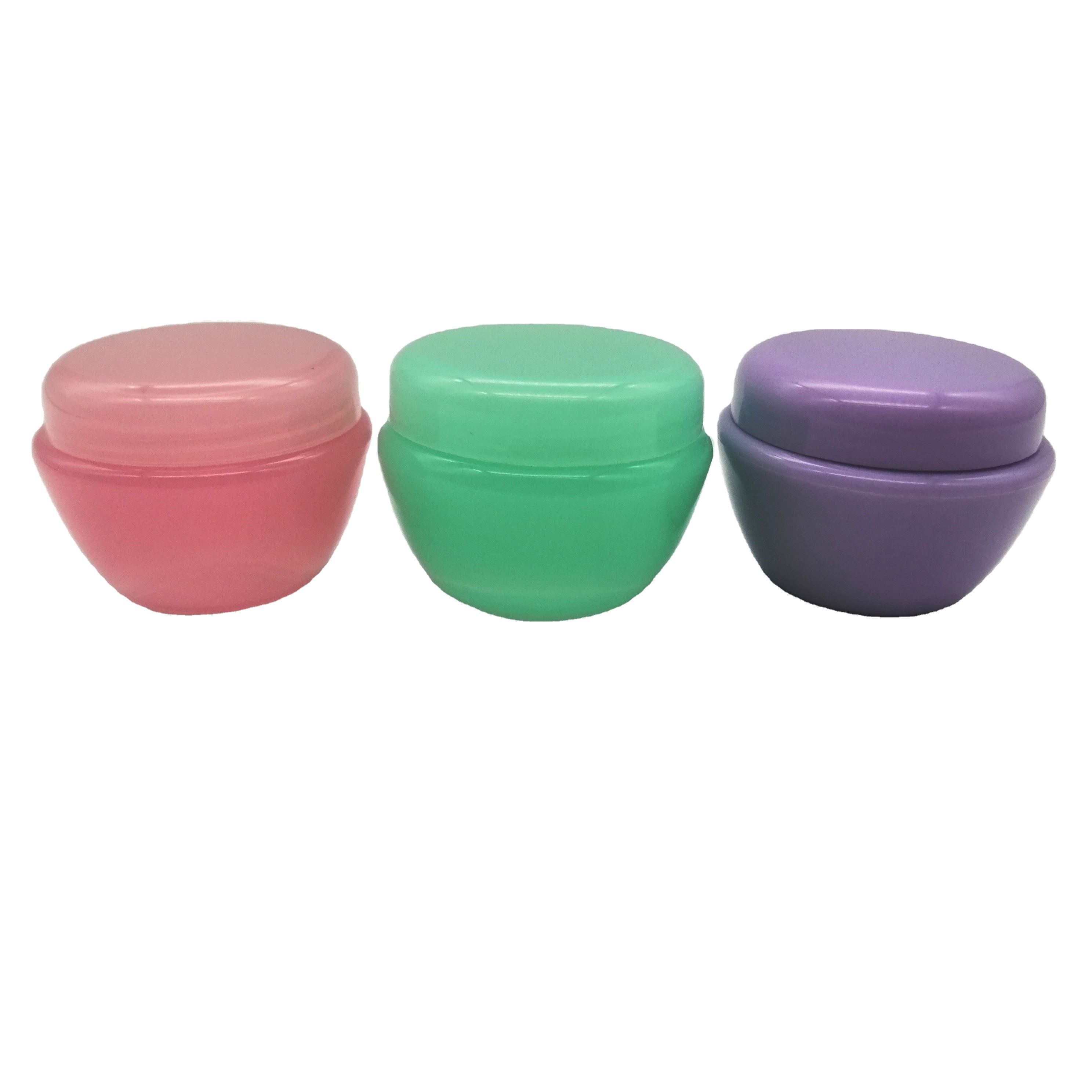 PP Jar Cosmetic Product Sample Jar Mini Jar Colorful Wholesale 5g 10g 20g 30g 50g Skin Care Cream Pet Plastic