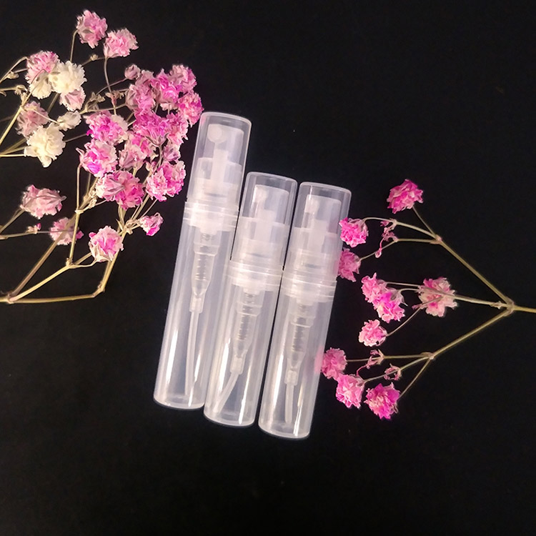 PP Plastic 2ml Perfume Sample 3ml Round Container 10 Ml Mini Spray Bottle