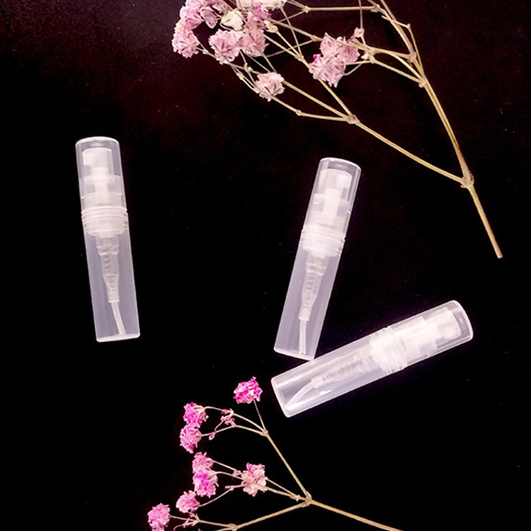 PP Plastic 2ml Perfume Sample 3ml Round Container 10 Ml Mini Spray Bottle
