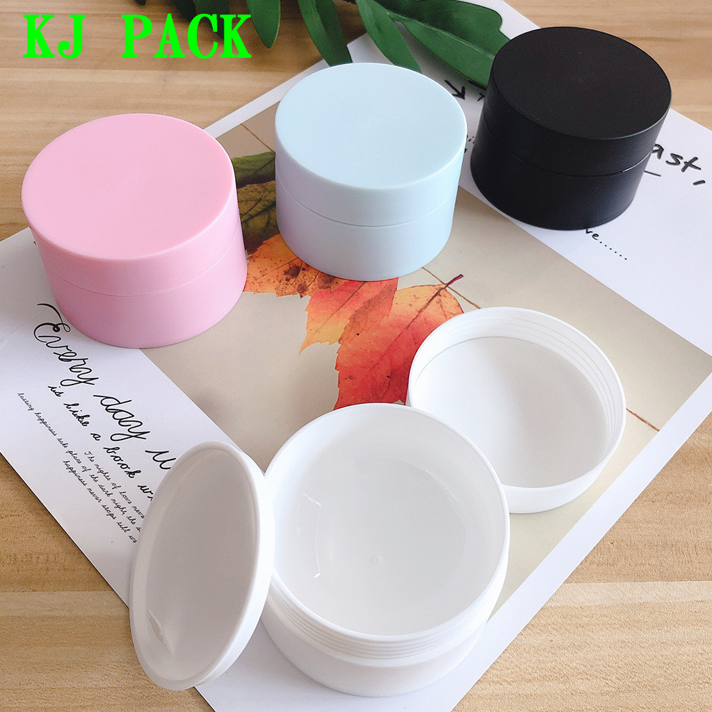PP Small 3g 5g 15g 20ml 30g 50g Empty Plastic Black Sample Matt Cosmetic Pink face Cream Jar eco friendly