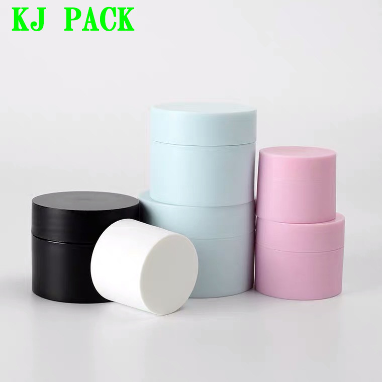 PP Small 3g 5g 15g 20ml 30g 50g Empty Plastic Black Sample Matt Cosmetic Pink face Cream Jar eco friendly