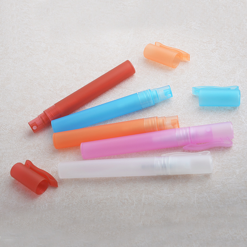 PP perfume bottle cosmetic 8ml 10ml bottle sprayer spray pen