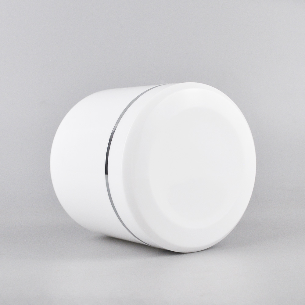 PP white luxury body cream cosmetic containers 150ml 250ml 8 oz plastic jar 16 oz 500ml
