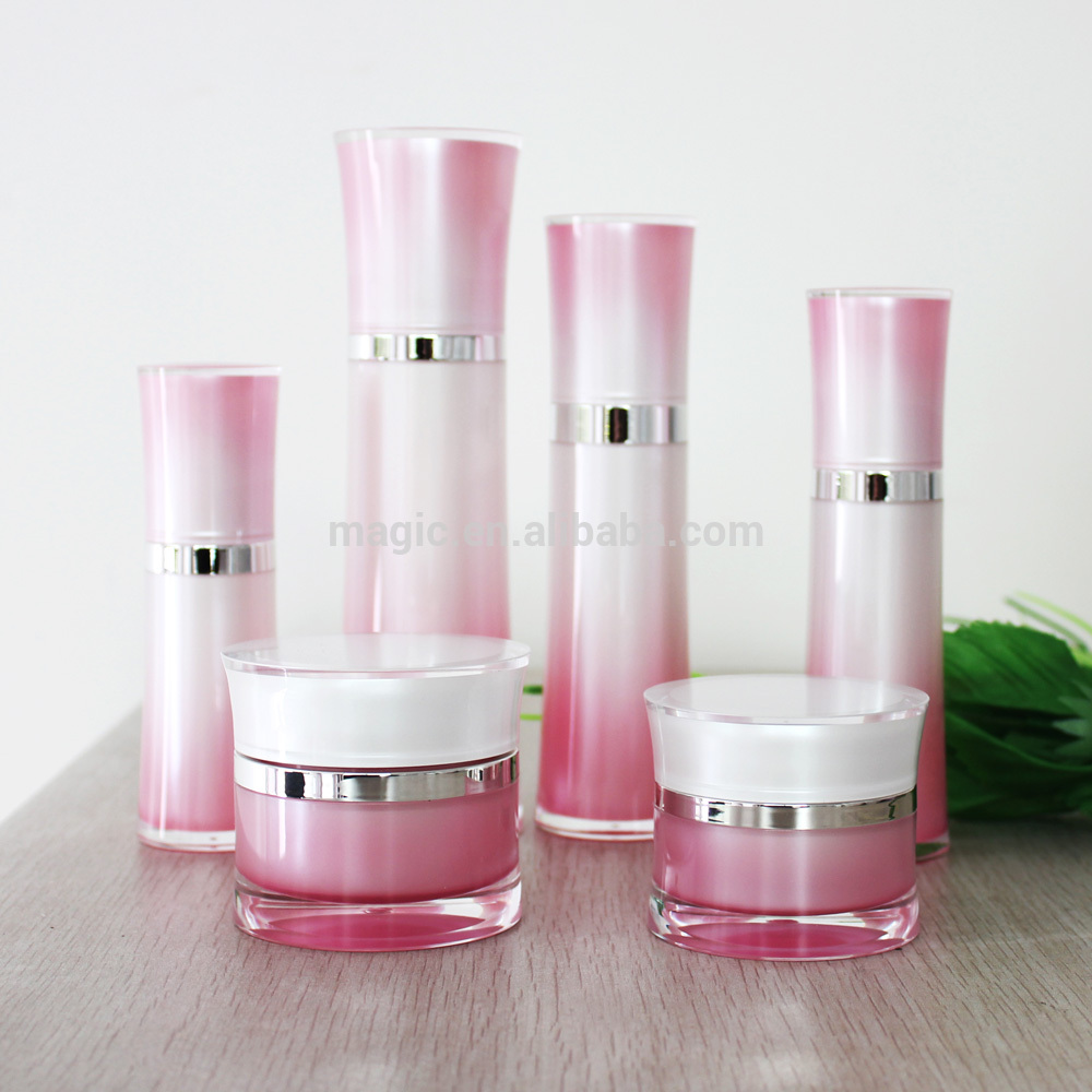 Packaging Acrylic Lotion Bottle and Cream Jar Cosmetic Plastic Skin Care Cream