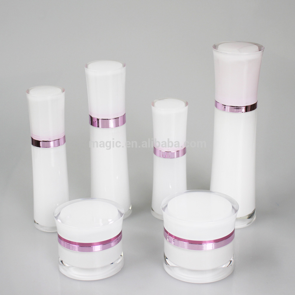 Packaging Acrylic Lotion Bottle and Cream Jar Cosmetic Plastic Skin Care Cream
