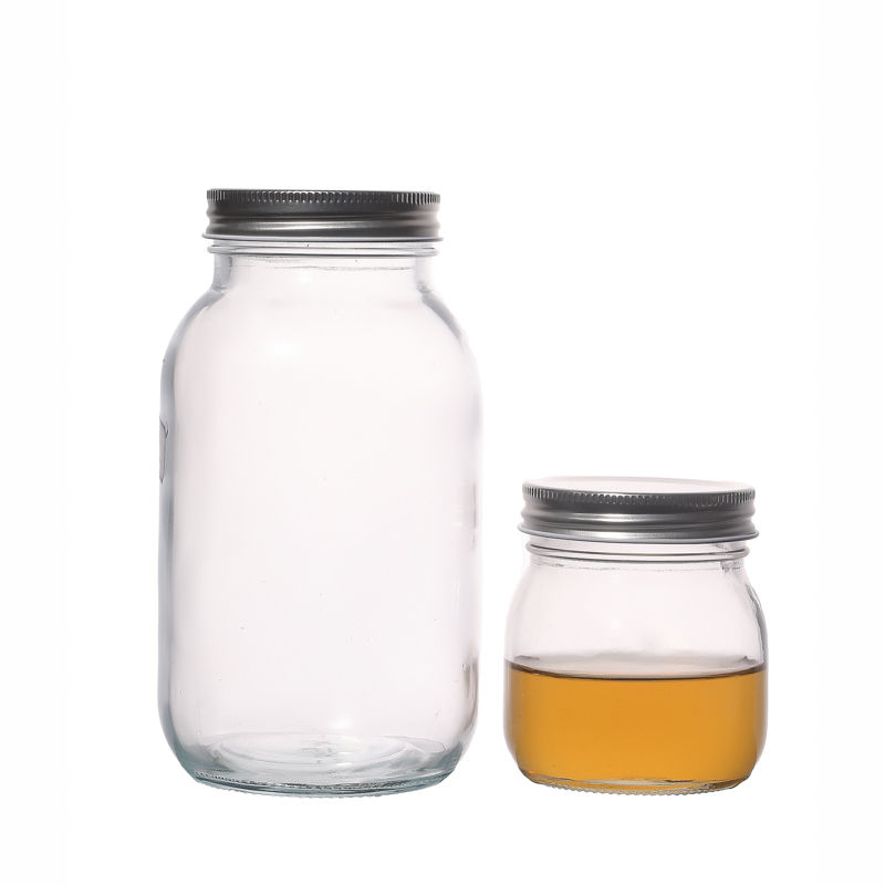 Packaging Supplier Bulk Sale Food Grade Empty 150ml 300ml 500ml 1L Glass Jars Factory