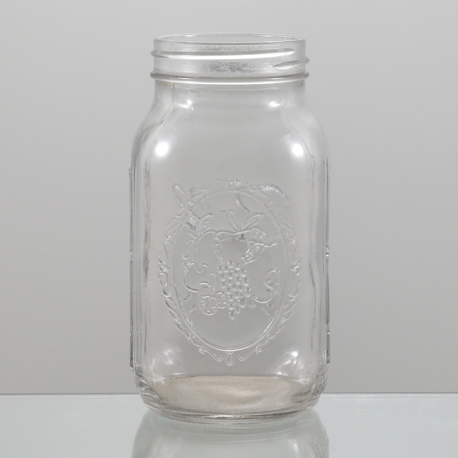 Packaging Supplier Customize Fruit Pickles Sauces 500ml Empty Glass Mason Jar in Bulk