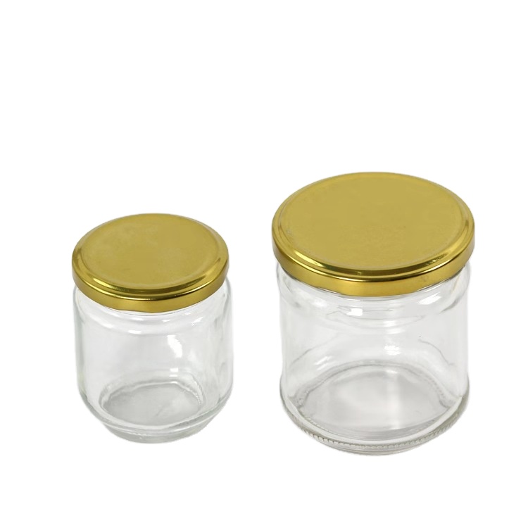 Packaging Supplier Transparent 150ml 240ml 350ml 500ml 770ml Honey Glass Jars in Bulk