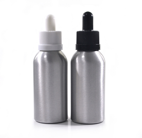 Packaging Supplier Wholesale Sample Fancy Custom Customized Printed Empty Glass Cosmetic Round Liquid Gotero Dropper Caps Bottle