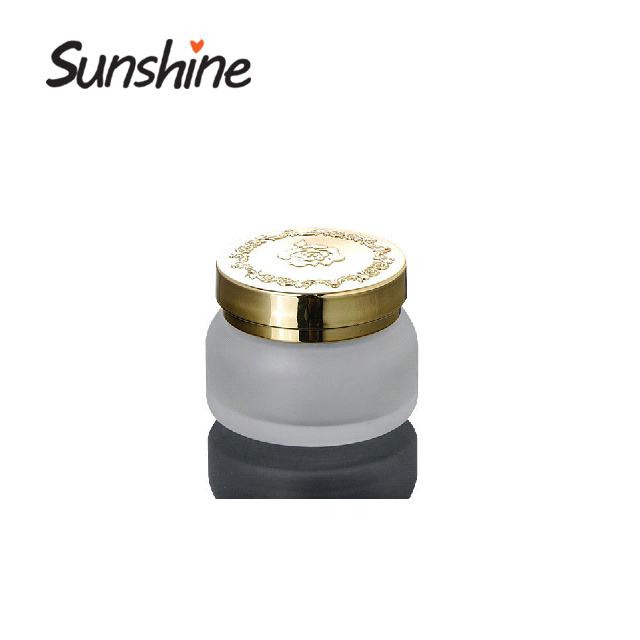 Packaging empty 50g cosmetic cream glass jar