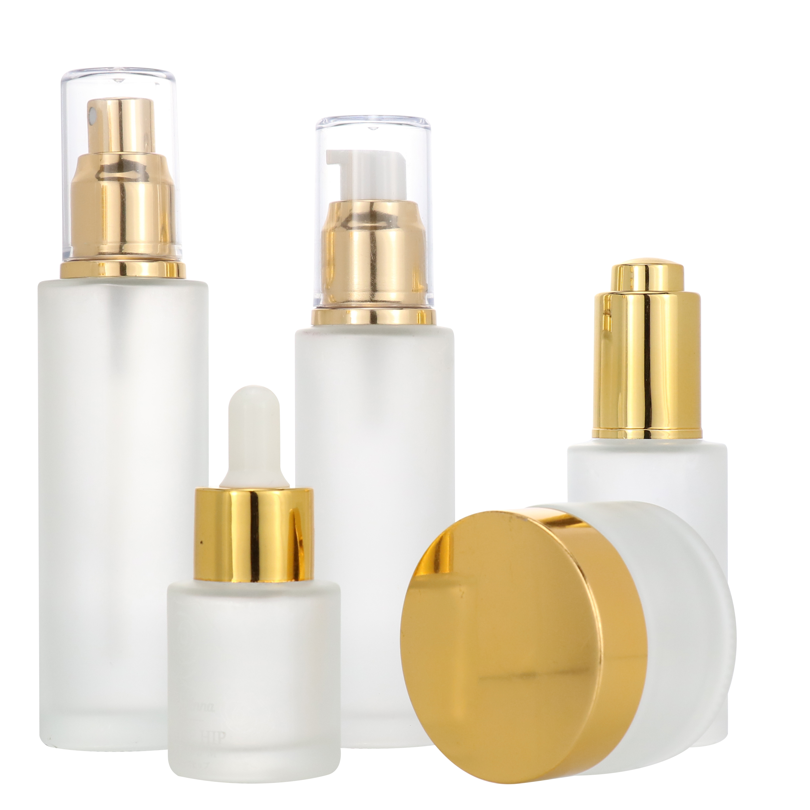 Packaging empty black/ transparent serum bottle20g 30g 50g 30ml 50ml 100ml 120ml glass lotion bottle/jar/container