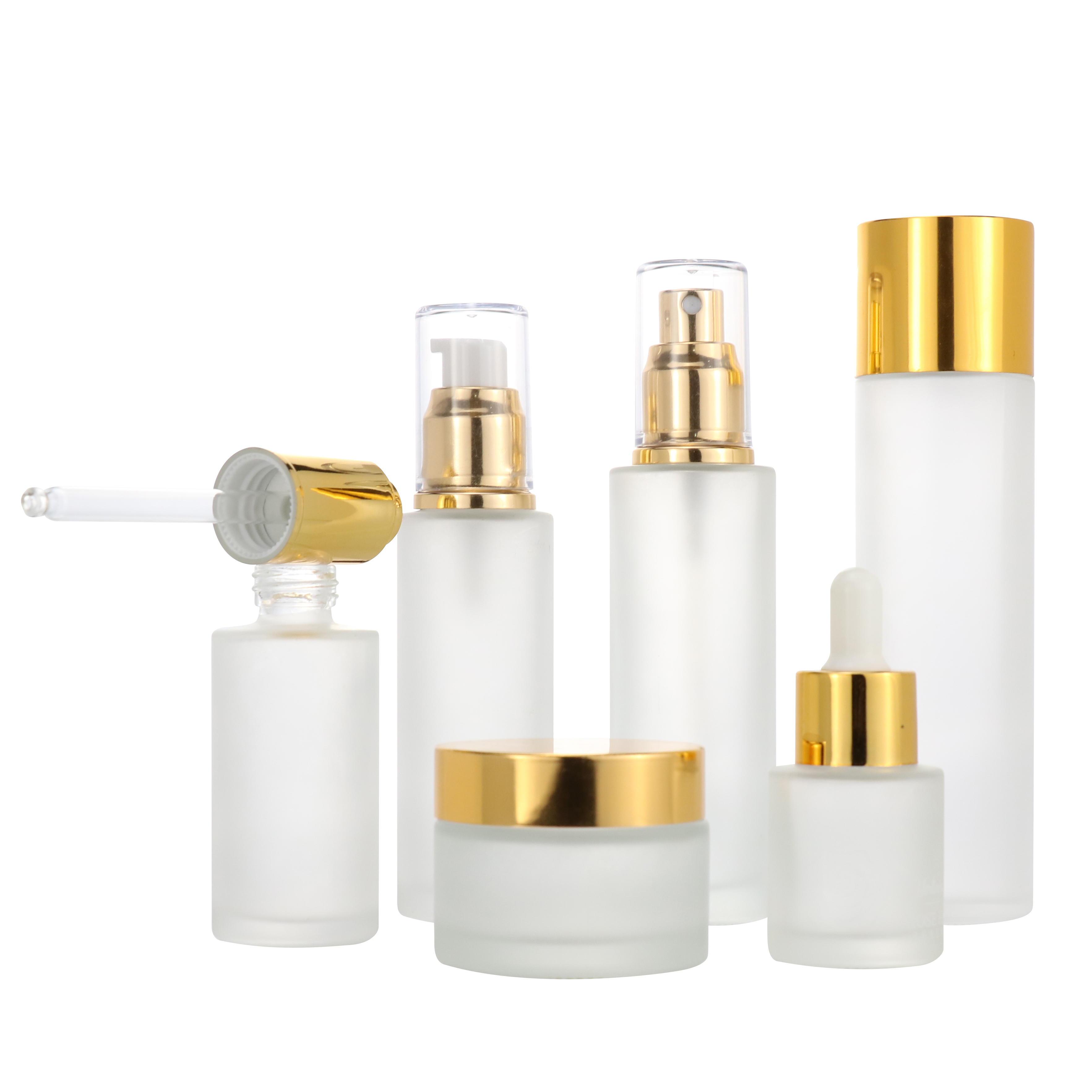 Packaging empty black/ transparent serum bottle20g 30g 50g 30ml 50ml 100ml 120ml glass lotion bottle/jar/container