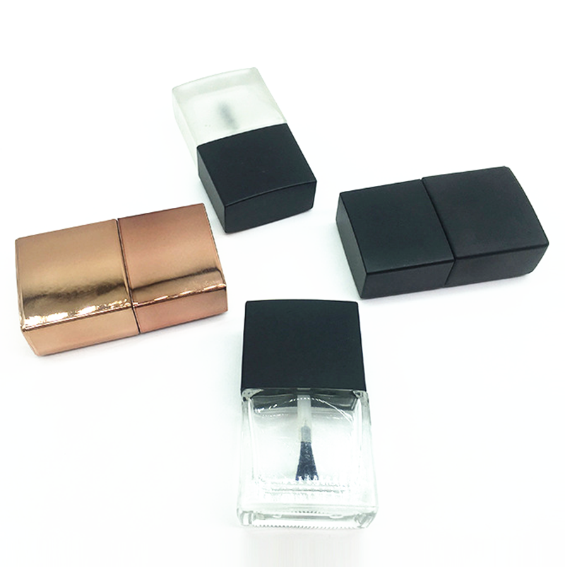 Packing design your own private 3ml 7ml 9ml 10ml 11ml 13ml 14ml large glass bottle nail polish bottle with aluminium cap