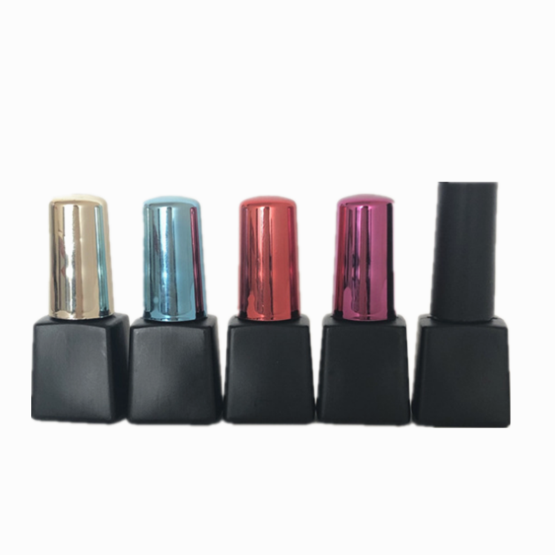 Packing design your own private 3ml 7ml 9ml 10ml 11ml 13ml 14ml large glass bottle nail polish bottle with aluminium cap