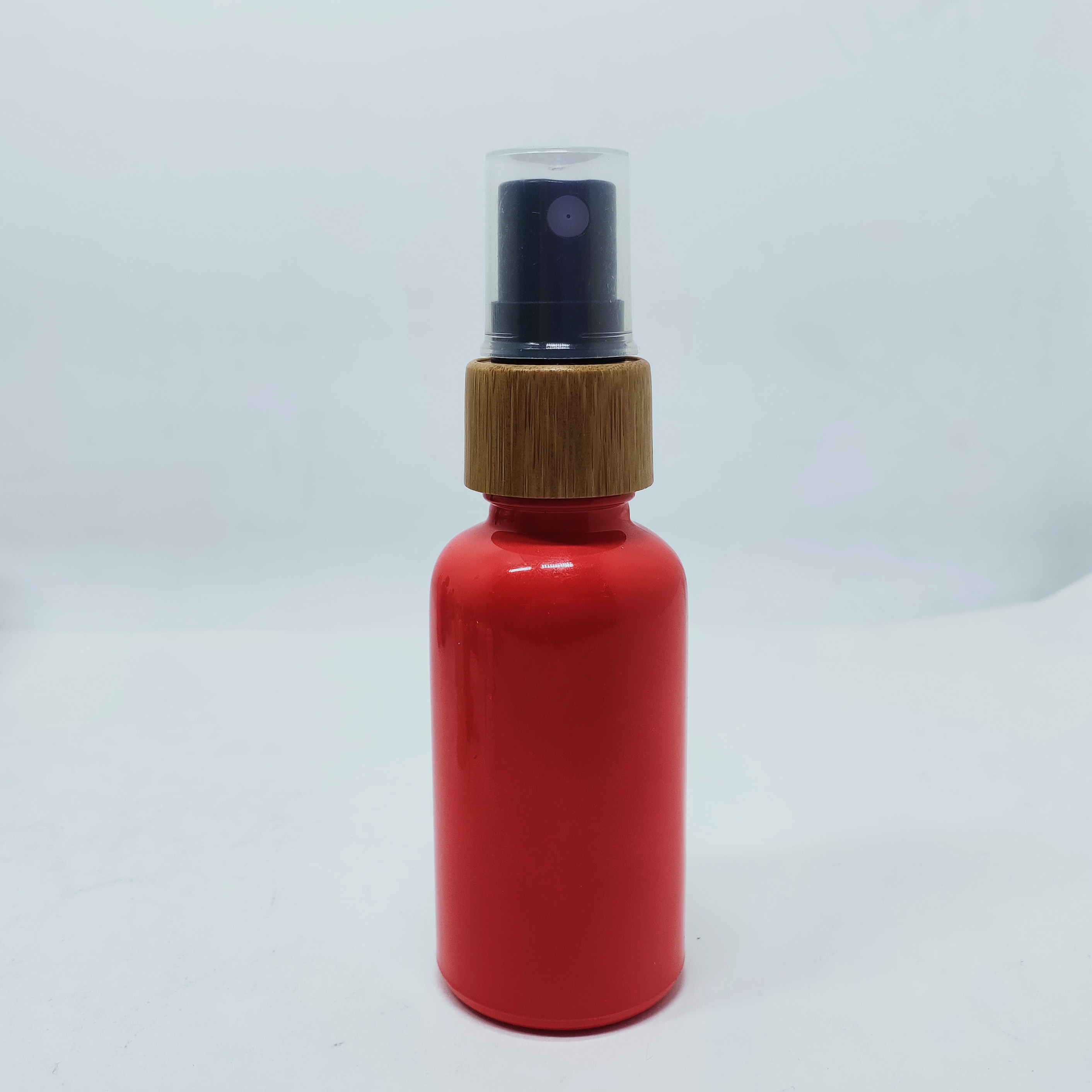 Painted Matte Pink Perfume Bottle Glass Spray With Rose Gold Cap
