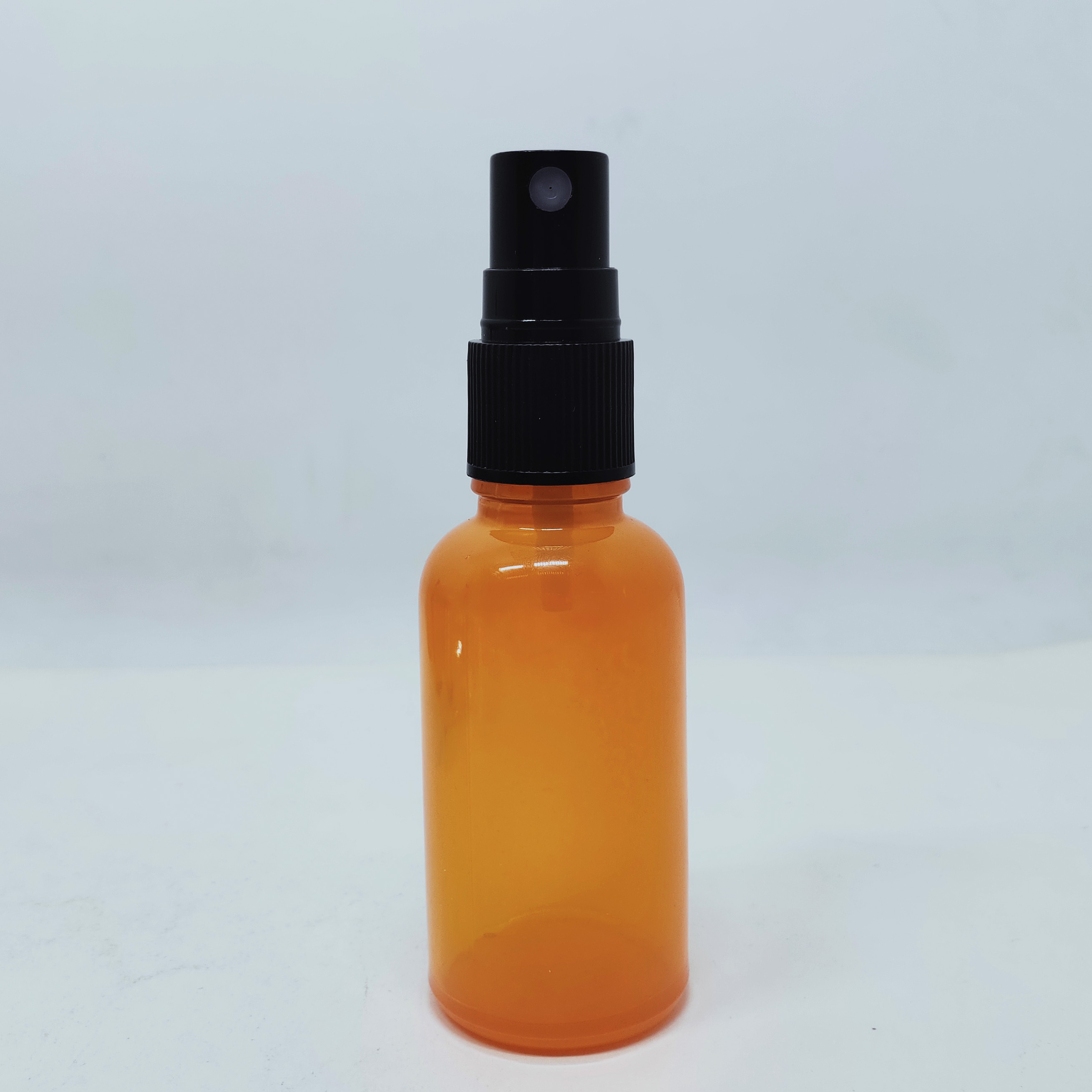 Painted Matte Pink Perfume Bottle Glass Spray With Rose Gold Cap