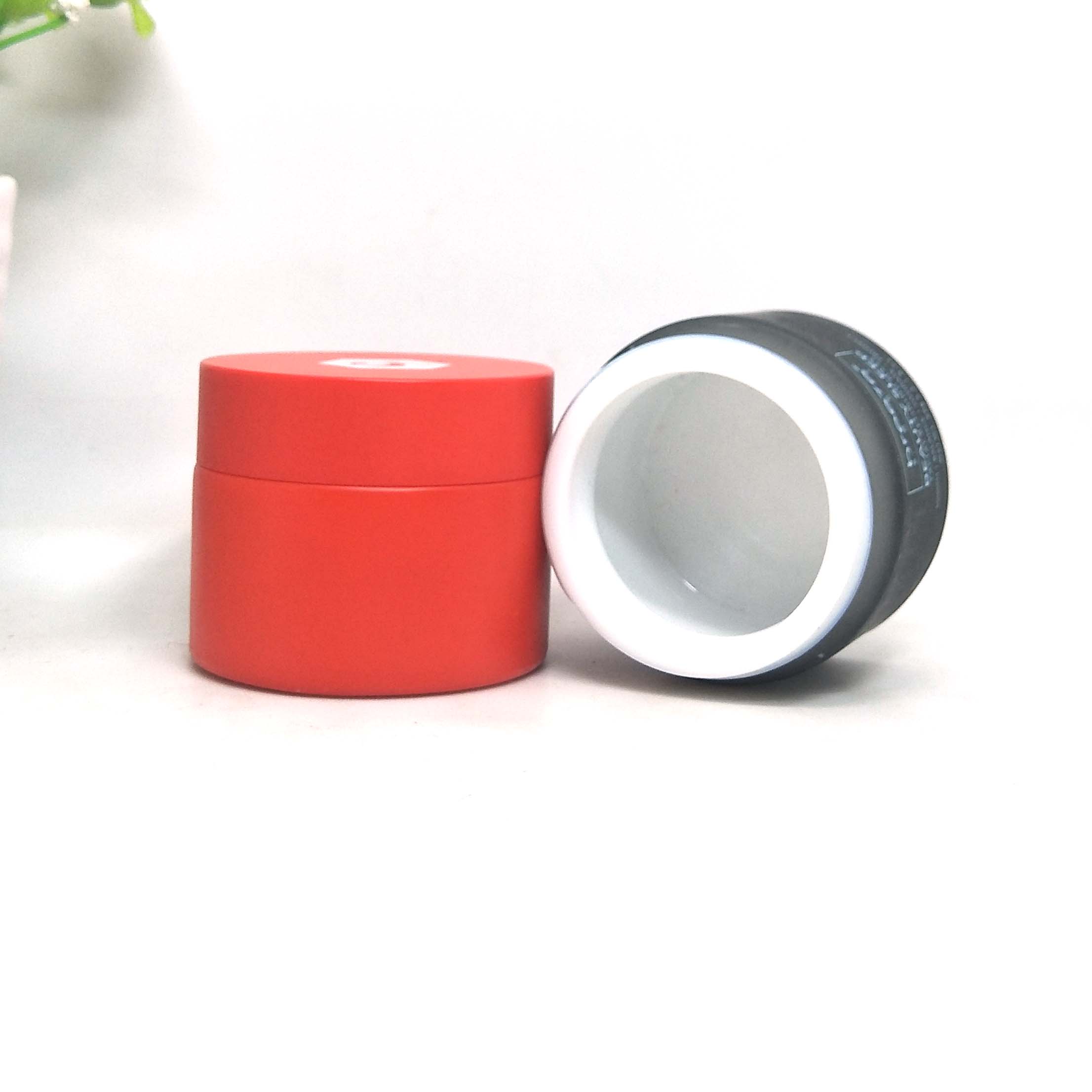 Painting frosted Black red opal glass jar porcelain jar cosmetic 15g 20g 30g 50g 100g