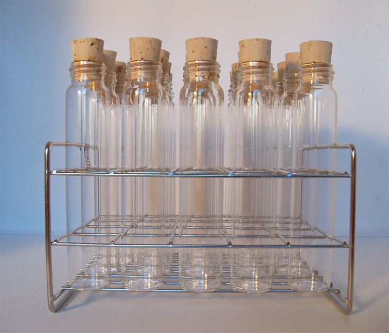 Paper Joint Roller Cone Glass Cigar Tubes With Cork Lid Wholesale
