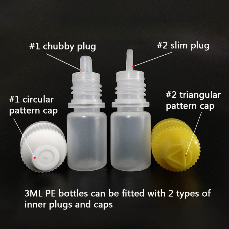 Pe Plastic Eye Dropper Bottles 3ml 5ml 10ml 15ml 20ml 30ml 50ml 100ml 120ml For E-liquid