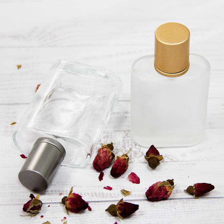 Perfume Bottle Perfume Glass Bottle With Crown Magnetic Wood Cap