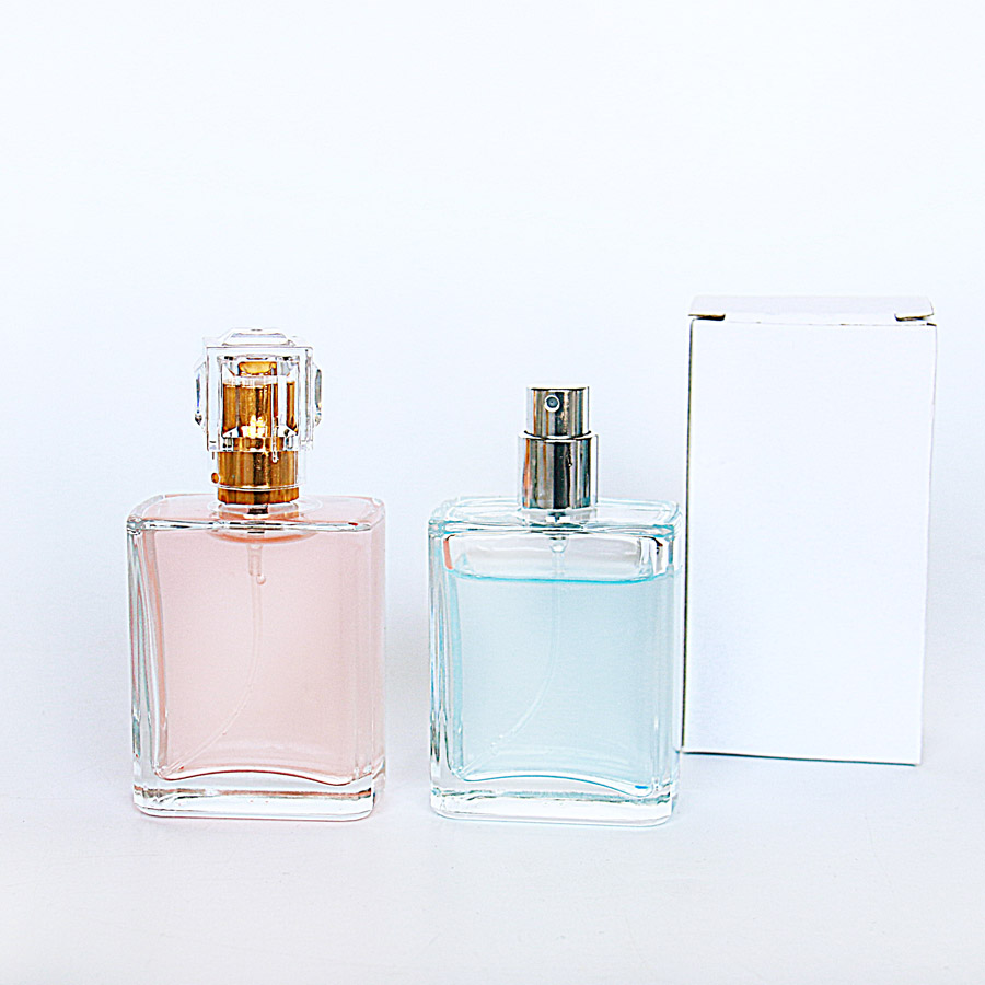 Perfume Bottle with Spray Square Perfume Bottle