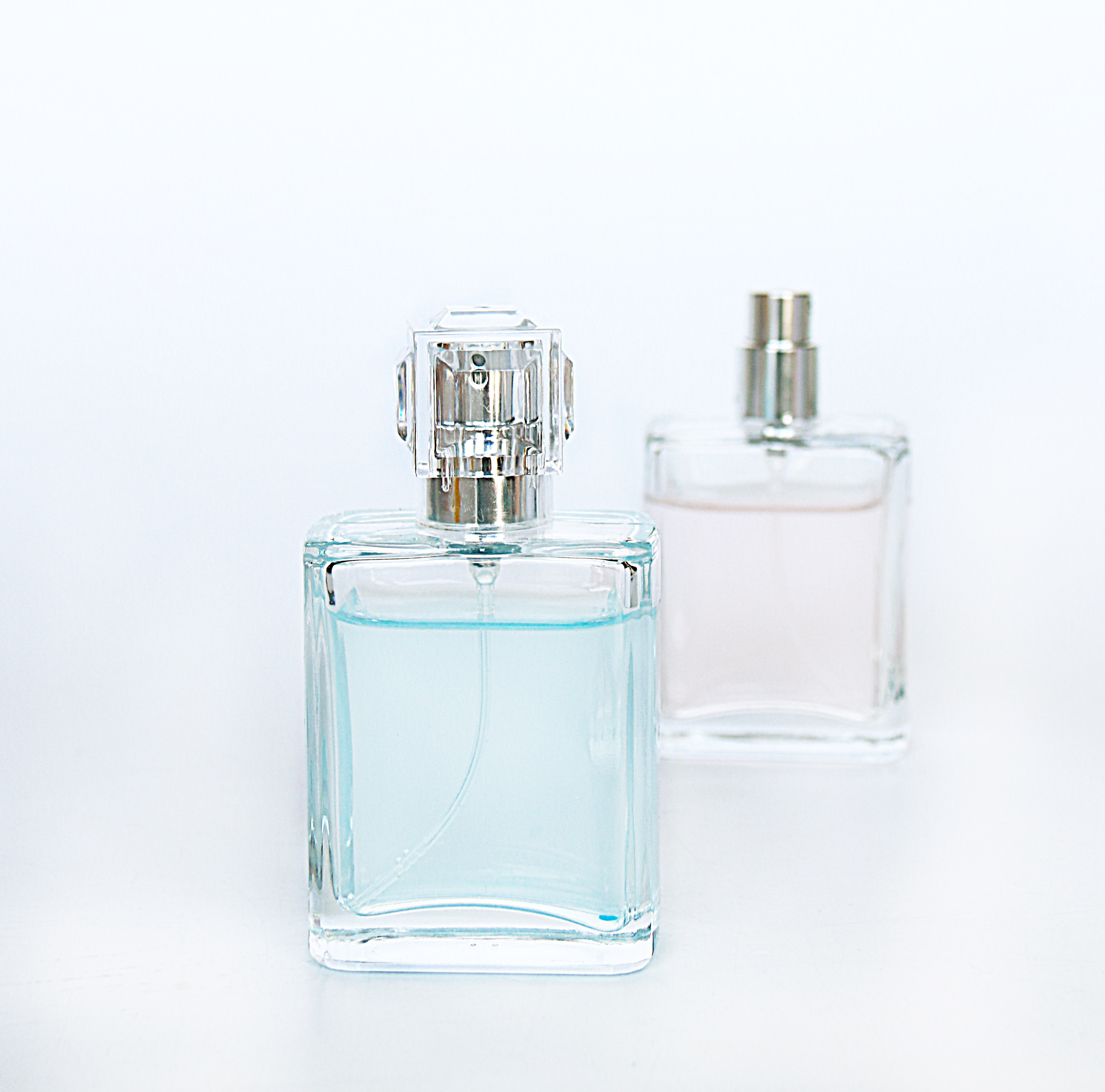 Perfume Bottle with Spray Square Perfume Bottle