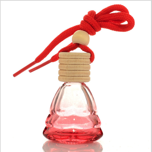 Perfume Glass Bottles Essential Oil Aromatherapy Hang Bottle Indoor Air Purification Rectangle Cute With Cork Tiny Jars