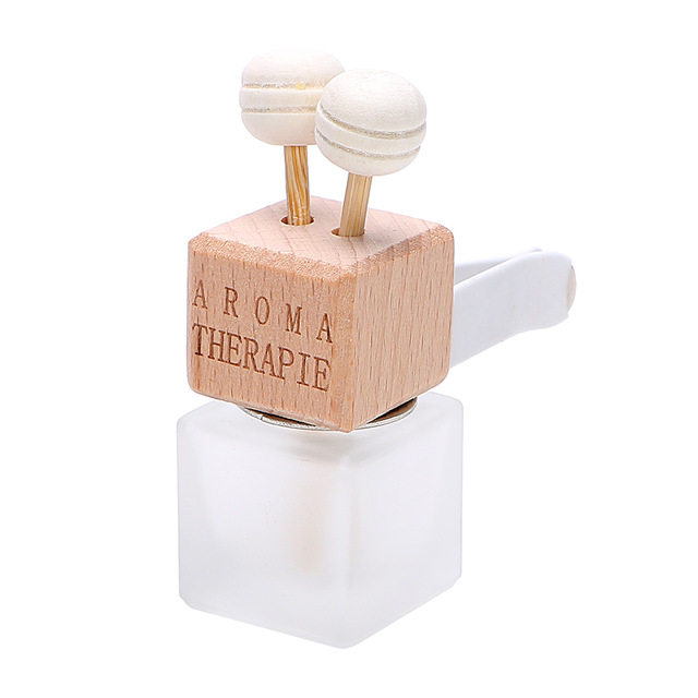 Perfume Pendant Car Vent Clip Air Freshener Diffuser Hanging Glass Fragrance Bottle
