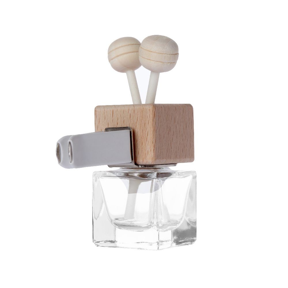 Perfume Pendant Car Vent Clip Air Freshener Diffuser Hanging Glass Fragrance Bottle