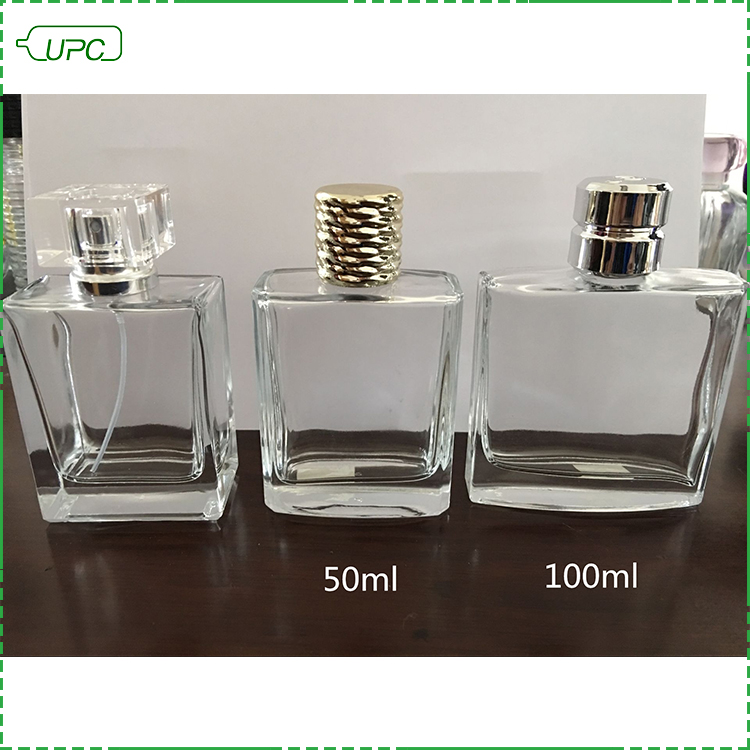 Perfume Spray Bottle Factory Sell Clear Empty 30ml Refillable Glass Personal Care Screw Cap Hot Stamping