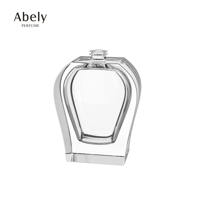 Perfume bottle 75 ml polish solid color coating 100ml pump spray fragrance bottle custom perfume glass bottle