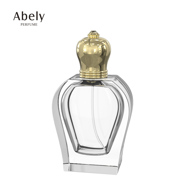 Perfume bottle 75 ml polish solid color coating 100ml pump spray fragrance bottle custom perfume glass bottle