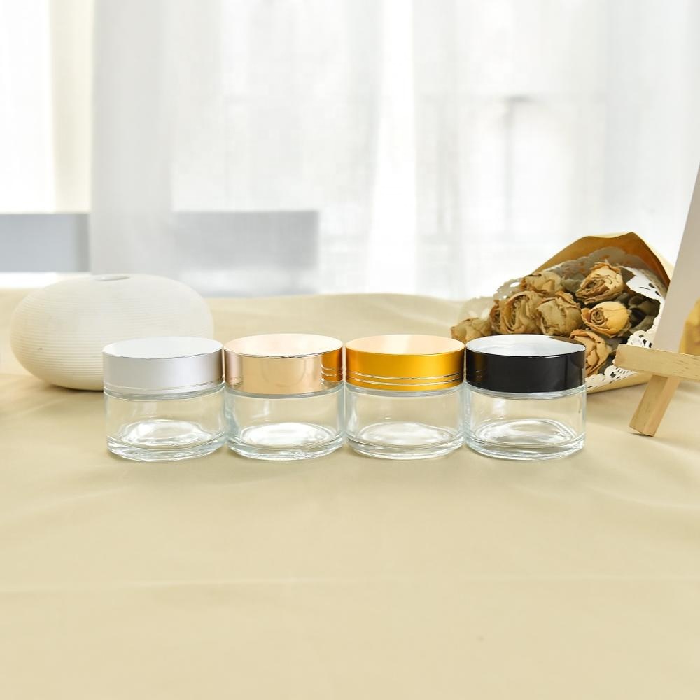 Personal Care Cosmetics Cream Glass Bottles and Jars