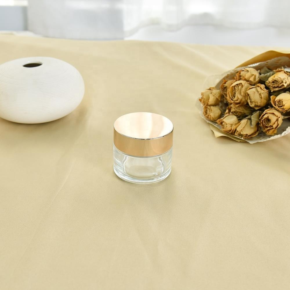 Personal Care Cosmetics Cream Glass Bottles and Jars