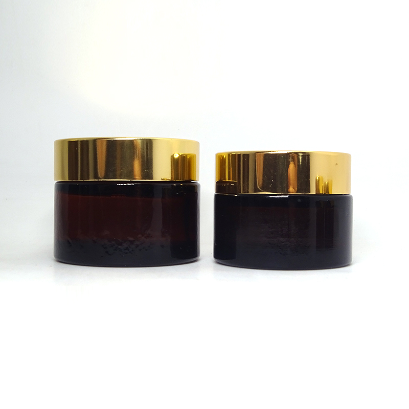 Personal Care glass jar amber 50ml