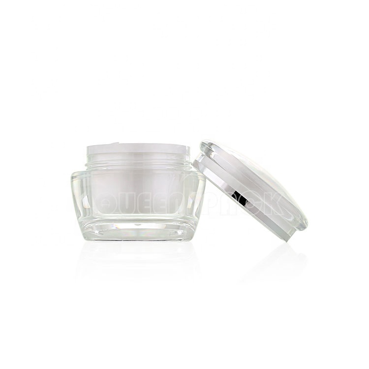 Personal Skin Care 15ML 30ML 50ML Face Cream Jar Luxury Acrylic Cosmetic Jar