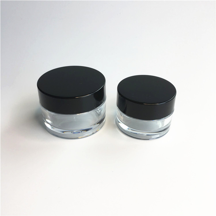 Personal care container crystal acrylic 15ml 20ml cream jar