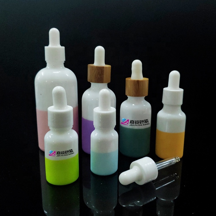 Personal care essential oil e liquid serum 30ml white serum bottle
