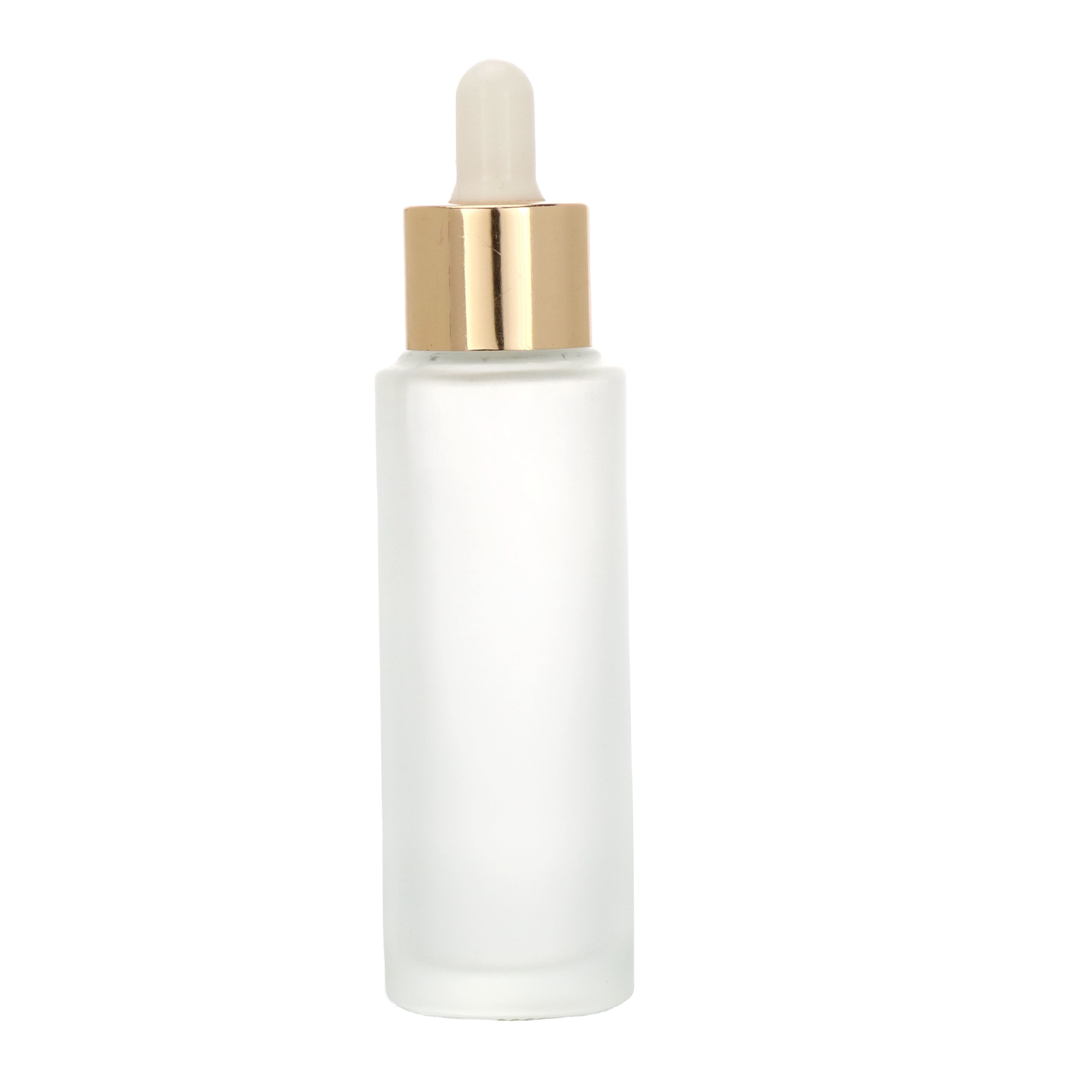 Personal care essential oil e liquid serum clear frosted 15ml 30ml 1/2 1 oz clear frosted glass dropper bottle
