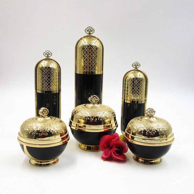 Personal care makeup 30g 1 oz gold jar cosmetic acrylic/anti-age cream jar