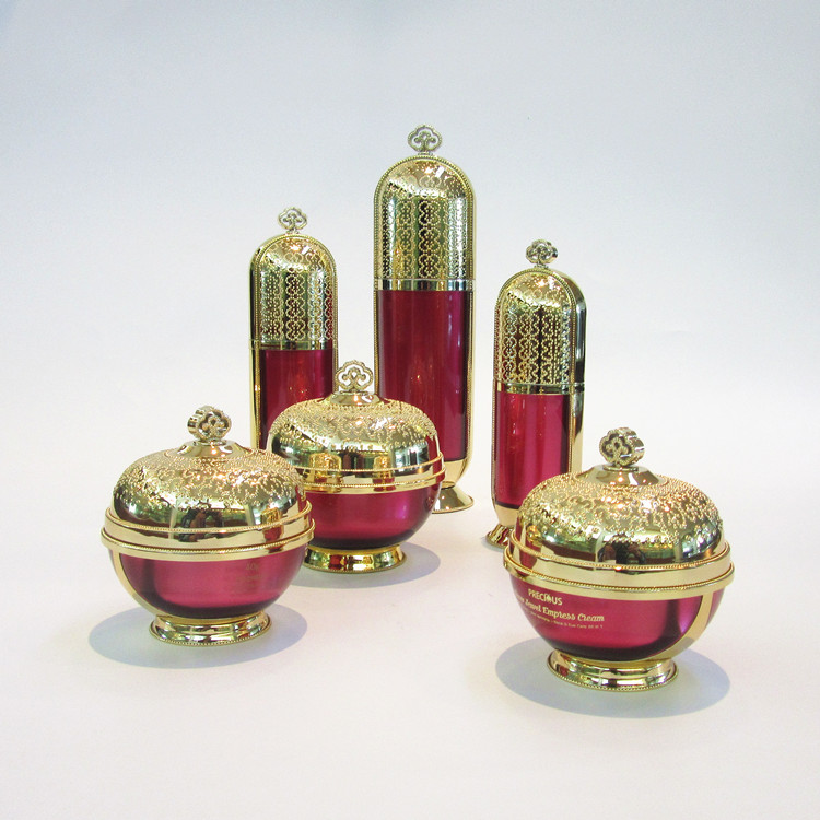 Personal care makeup 30g 1 oz gold jar cosmetic acrylic/anti-age cream jar