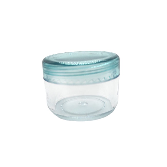Personal care packaging clear frosted cream plastic cosmetic jar